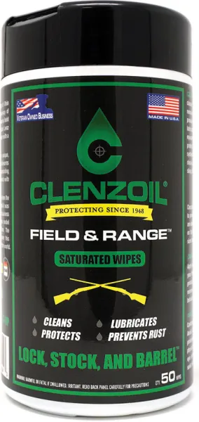 Clenzoil Field and Range Wipes CL2243