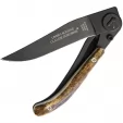Laguiole Claude Dozorme Laguiole Framelock Black Stag CLD16014279N