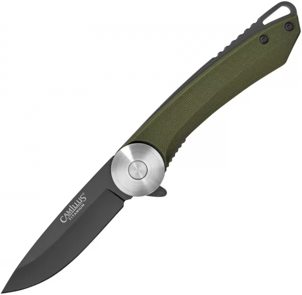 Camillus Cirque Linerlock Green knives CM19642