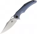 CMB Made Knives Prowler Framelock Blue Ti - CMB02W