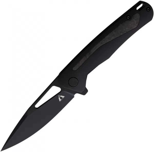 CMB Made Knives Spear Framelock Black CF CMB04B