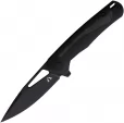 CMB Made Knives Spear Framelock Black CF - CMB04B
