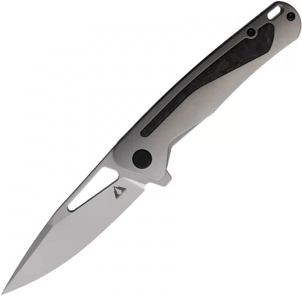 CMB Made Knives Spear Framelock Gray CF CMB04G