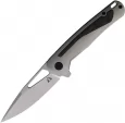 CMB Made Knives Spear Framelock Gray CF - CMB04G