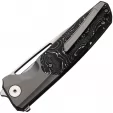 CMB Made Knives Darma Linerlock Alum CF CMB12S