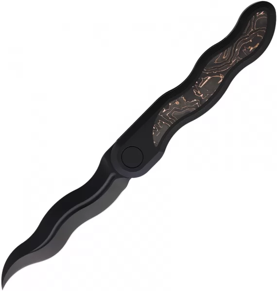 CMB Made Knives Kawanonagare Framelock Blk CMB13BC