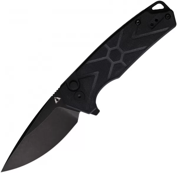 CMB Made Knives Button Lock Black G10 CMB14B