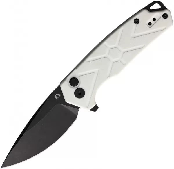 CMB Made Knives Button Lock White G10 CMB14W