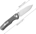 CMB Made Knives Explorer Axis Lock Black SW CMB18C