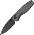 CMB Made Knives Predator Button Lock Black BSW - CMB19B