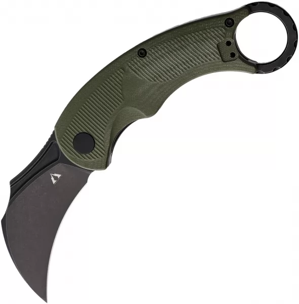 CMB Made Knives Falcon Linerlock Grn G10 CMBC01G