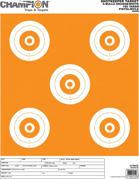 Champion Shotkeeper Target Bullseye 12 CMP45559