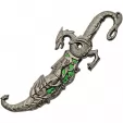 Rite Edge Green Dragon Dagger knives CN211155GN