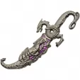 Rite Edge Purple Dragon Dagger knives CN211155PU