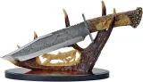 China Made Bowie Knife w Display Wolf - CN211165WF