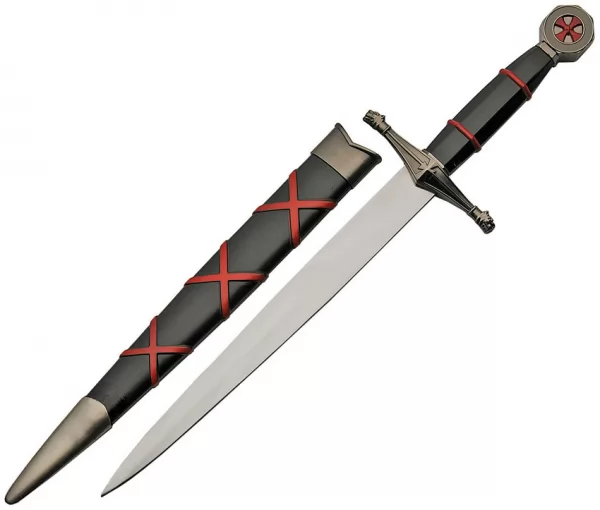 China Made Knights Templar Dagger Red knives CN211437