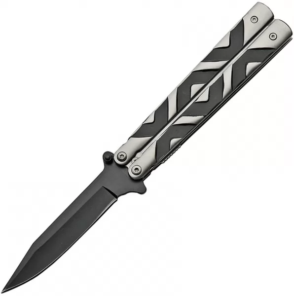Rite Edge Linerlock A-O Black Silver knives CN211453
