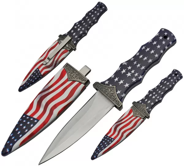 China Made Boot Knife American Flag knives CN211468