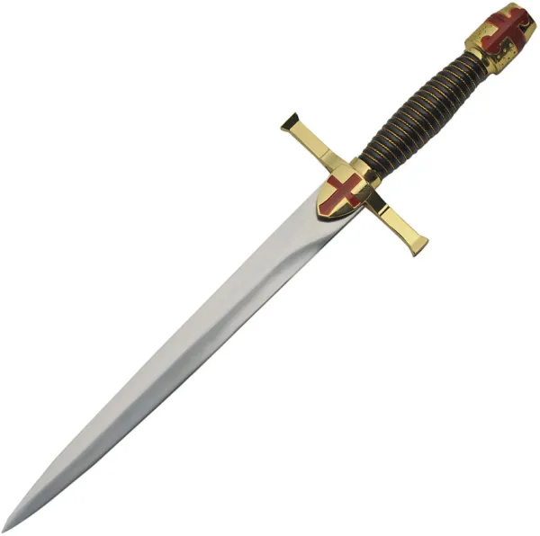China Made Gold Crusader Dagger knives CN211474