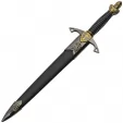 China Made Black Crusader Dagger knives CN211486