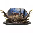 China Made Deer Bowie with Stand knives CN211529DE