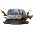 China Made Deer Bowie with Stand knives CN211529DE