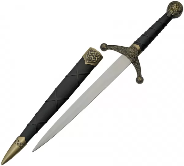 China Made Celtic Knot Dagger Gold knives CN211532GD