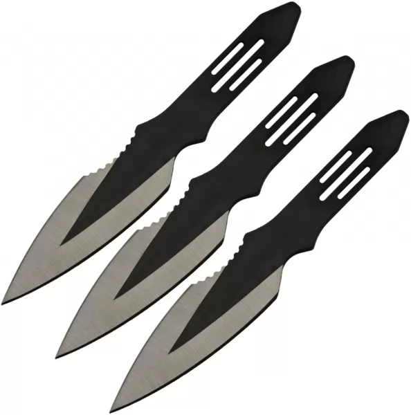 Rite Edge 3pc Silver Thrower Set knives CN211536SL