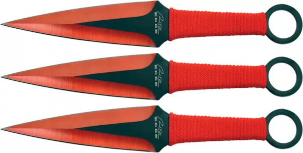 Rite Edge Kunai Thrower Set Red knives CN211537RD