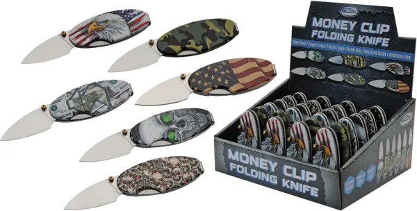 Rite Edge Money Clip Linerlock 24 Pcs knives CN211577