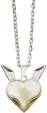 Rite Edge Pearl Heart Blade Necklace - CN211584PE