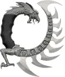 China Made Dragon Spine Knife w-Display knives CN211612
