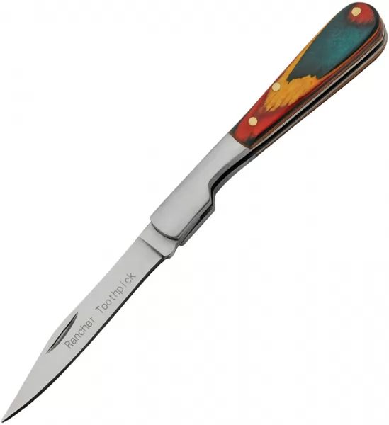 China Made Farmer Toothpick Colorwood knives CN212071RA