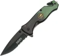 India Made Rescue Linerlock A/O Army - CN300202AR