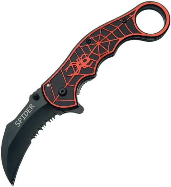 Rite Edge Spider Karambit Linerlock A-O knives CN300224RD