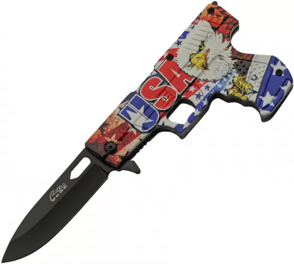 Rite Edge Gun Linerlock A-O Eagle knives CN300227EG
