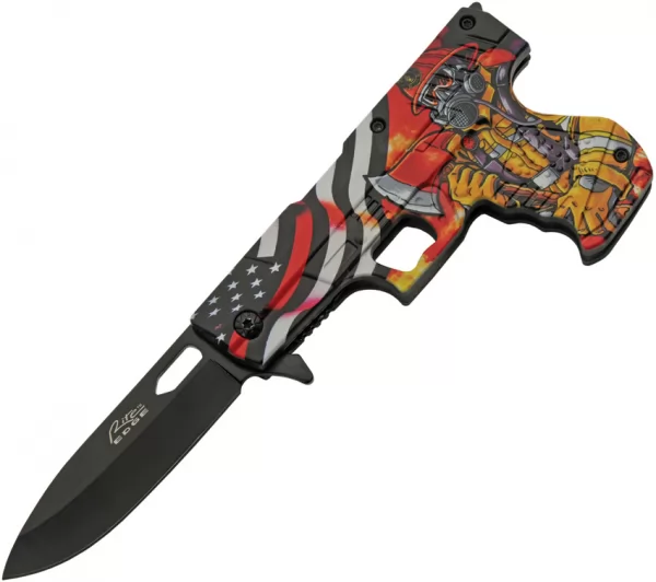 Rite Edge Gun Linerlock A-O Firefighter knives CN300227FF