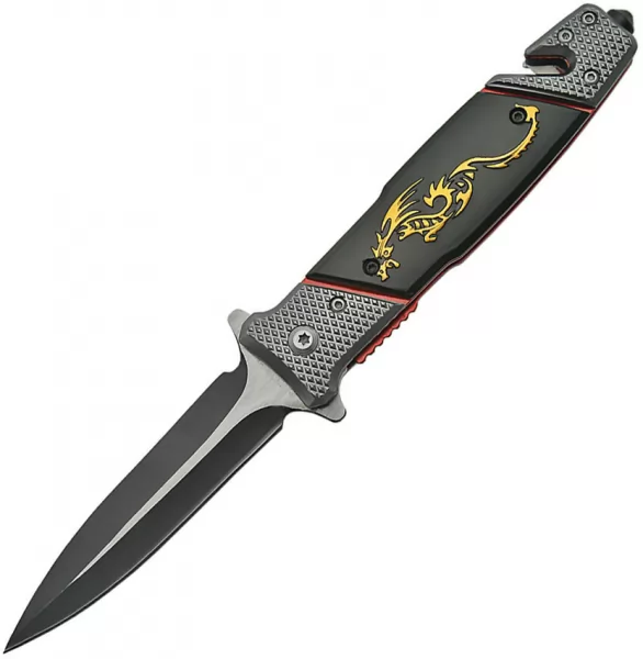 China Made Golden Dragon Linerlock knives CN300237