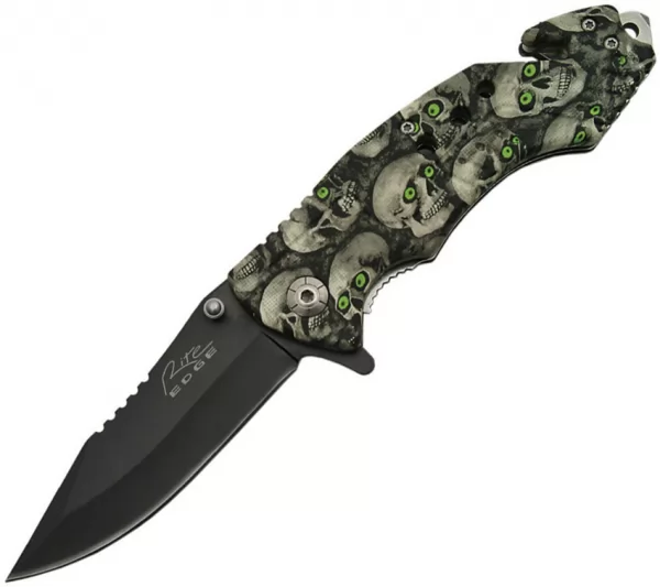 Rite Edge Skull Eyes Linerlock A-O knives CN300354