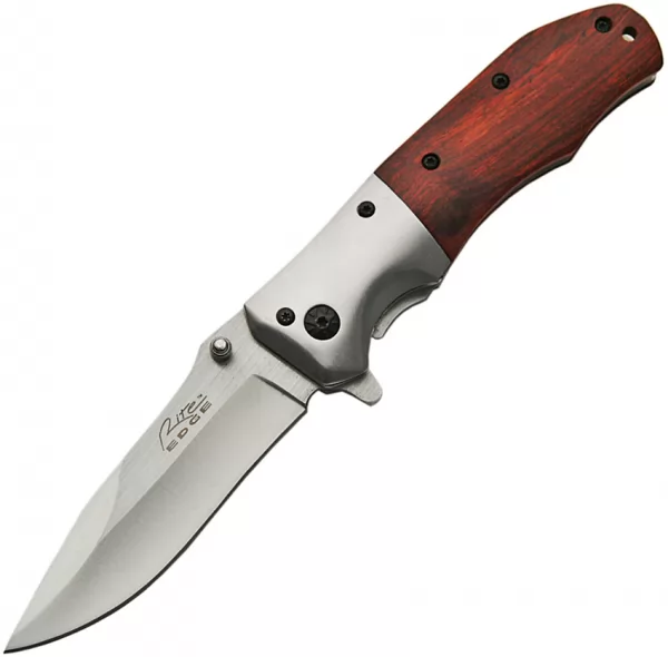 Rite Edge Wood Handle Linerlock A-O knives CN300367