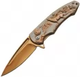 Rite Edge Wolf Framelock A/O Gold - CN300403GD