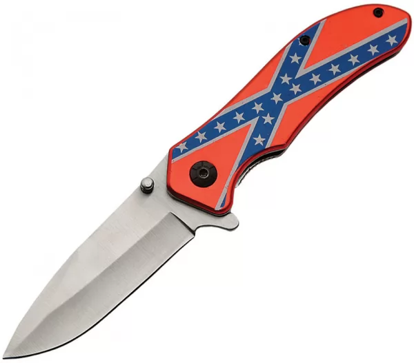 China Made Folder Confederate Flag A-O knives CN300406CF