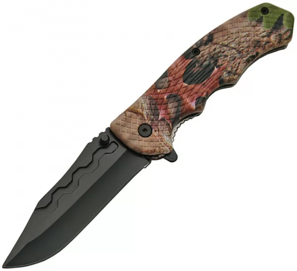 China Made Folder Camo Stealth A-O knives CN300408