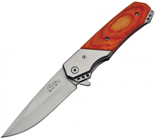 Rite Edge Fireglow Linerlock A-O knives CN300414