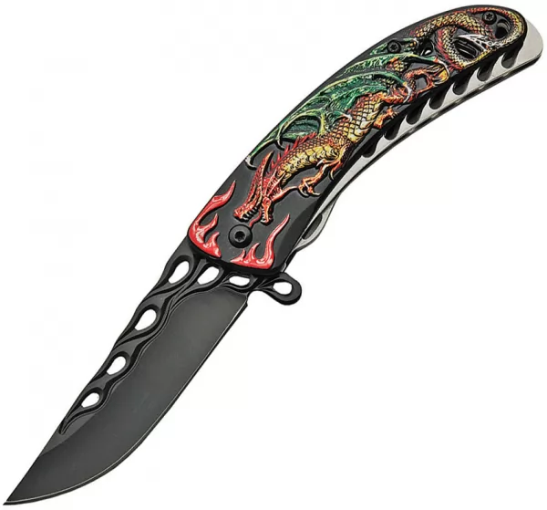 China Made Dragon Linerlock A-O knives CN300452