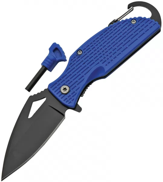China Made Camping Linerlock Blue knives CN300454BL