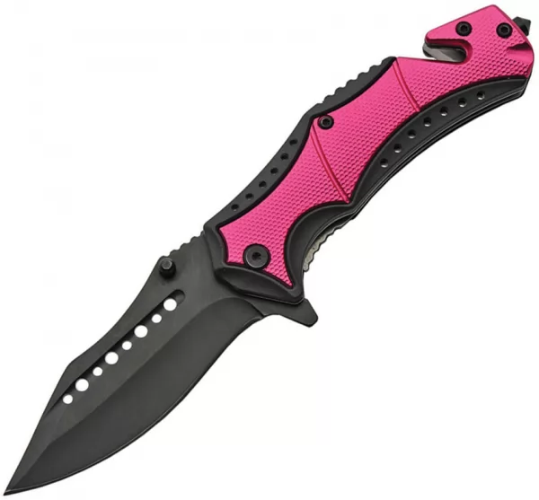 China Made Linerlock A-O Pink knives CN300461PK
