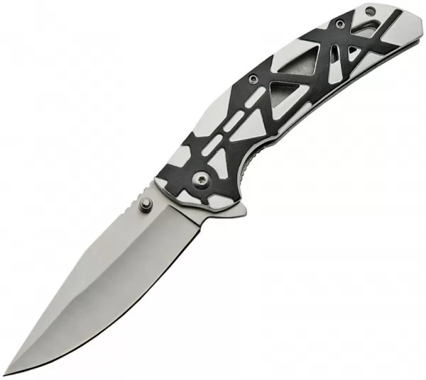 China Made Linerlock A-O Silver knives CN300463SL