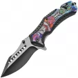 China Made Linerlock A/O Scarecrow Skull - CN300474