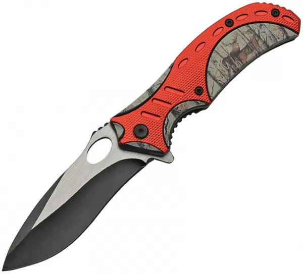 China Made Deer Linerlock A-O knives CN300490DE